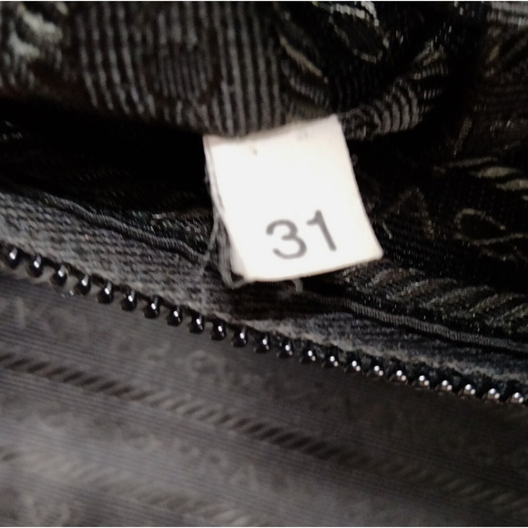 Prada Tessuto Black Nylon Satchel Tote Bag Medium - Picture 14 of 16